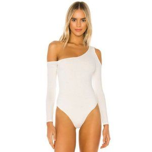 Lovers and Friends Women's Paula Bodysuit in Ivory White, Size S, Retail $118